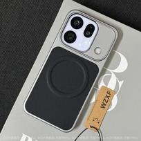 For OPPO Find X9S Pro Case Fashion Magnetic For MagSafe Matte Leather Electroplated PC Hard Cover Non-Slip Dustproof Bumper OPPO Find X9s Pro juoda