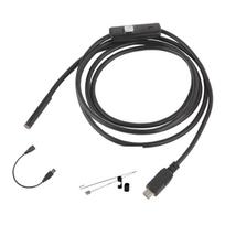 Endoscope Camera with Light, Borescope with Adjustable LED Light,Endoscope Camera,Waterproof Inspection Camera black