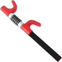 LESTA Steering Wheel Car Steering Relay Attack LST17D Lock, Anti-Theft, Dial-Type Lock, Protection, (Red) red