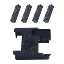 3D Printer Nozzle Cleaner Brush Soft Silicone Brush Heads for P1P/X1 Easy Installation Nozzle Wiper black