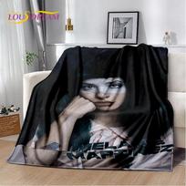 Crybaby M-Melanine Martinez Soft Flannel Blanket for Bed Bedroom Sofa Picnic,Throw Blanket for Cover Outdoors Leisure Gift Kids 75x90cm gray