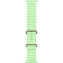 Apple 49mm Neon Green Ocean Band - Natural Titanium Finish