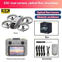 NAUJAS GT3 Max Mini Dronas 8K GPS Profesionalus HD Oro Fotografavimas Nuotolinio Valdymo Orlaivis HD Dviguba Kamera Kvadrokopteris Žaislas