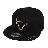 Unisex Chicago Bulls Outline Metal Snapback N245AP614P Red