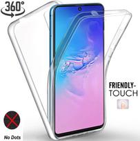 360 Full Body Case for Samsung Galaxy A56 A12 M32 A22 A32 A15 A14 A16 A52 A72 A51 A31 A21S A30S A50 Silicone TPU Double Clear Galaxy S25+ gryna