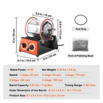 3kg 5kg Rotary Tumbler Surface Polisher Jewelry Drum Polishing Machine Gem DIY Mini-Tumbler Finishing Tools black