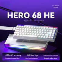 AULA HERO 68HE Laidinė 68 klavišų magnetinių jungiklių žaidimų klaviatūra - 1 vnt.