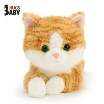 Naujas Originalus Hug Baby Simuliacinis Gulintis Katinas Lėlė Katino Lėlė Vaikų Miego Pagalvė Gimtadienio Dovana Felis Silvestris Catus 30cm beige
