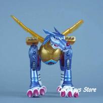 9cm Anime Digimon Adventure Figure Metal Garurumon Action Figures Pvc Collection Model Toys for Children Gifts brown