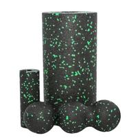 Fascia Release Foam Roller & Massage Ball Set gray