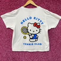 Hello Kitty Tennis Club Sanrio Kawaii Sport Promo Crop Top L S