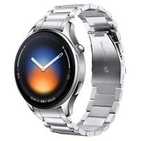 Nerūdijančio plieno dirželis be tarpų „Xiaomi Watch 5“ išmaniajam laikrodžiui, metalinė apyrankė, atsarginės dalys, apyrankė ant riešo For Xiaomi Watch 5 sidabras