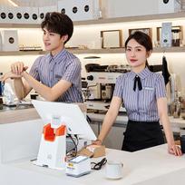 Hotel & Restaurant Waitstaff Uniform XL gray