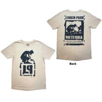 Linkin Park Unisex T-Shirt Meteora (Back Print) Sand (M) L white