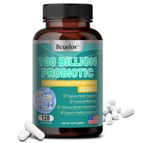 100 Milijardų Probiotikų Prebiotikų Virškinimo Fermentų 550mg 120 Kapsulių 120 Vienetų 120 Capsules