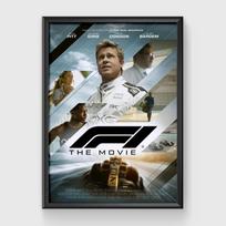 Plakatas!! F1 filmo plakatas 2025 Brad Pitt XL gray