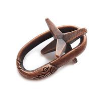 Gyvatės pabėgimas Metalinis galvosūkis Smegenų mankšta Fidget žaislai nerimui IQ žaidimai Vaikams Suaugusiems Galvosūkis Ingenio y Logica žaidimai black