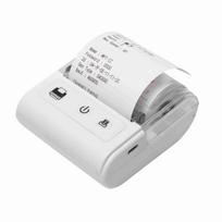 Nešiojamas mini terminis čekių spausdintuvas USB BT jungtimi 2 coliai 57 mm belaidis spausdintuvas didelio greičio su 1 popieriaus ritinėliu balta