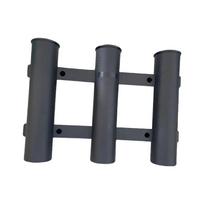 3 Rods Tube Plastic Fishing Rod Racks Holder Fishing Tackle Tool Plastic Boat Fishing Rod Frame Bracket Easy to Use 1