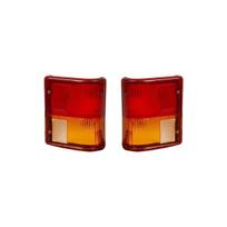 APSMOTIV Mitsubishi Pajero Montero Mr283721 Mr283722 Combination Tail Light Fits 1983-1991 Corner Signal Tail Lamps Brake Light Set Left and Right gintaras/raudona