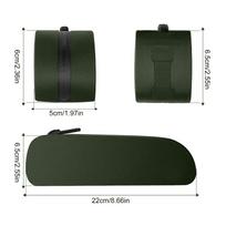 Cycle Frame Bag Multifunction Top Tube Pocket Small Cycling Bag Storage Organization Cycling Accessories Pouch For Key Glasses žalia