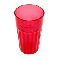 Water Cup, 360-Degree Circular Drinking Design Anti Choke Baby Cup, Easy to Clean Portable Toddler Training Cup raudona