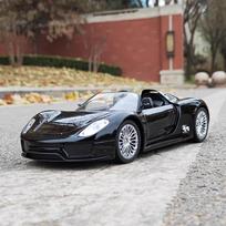 1:18 918 Spyder Roadster Alloy Sports Car Model Diecast Metal Track Racing Car Vehicle Model Simulation Collection Kids Toy Gift brown