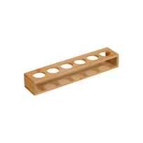 Save Space Shot Glass Holder 6/12 Holes Wine Cup Shelf Bamboo Shot Glass Tray  Home Brewery Style 1