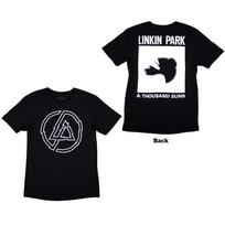 Linkin Park T-Shirt: A Thousand Suns (Black) (Back Print) OFFICIAL NEW M gray