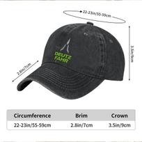 1pc with Ddeutz Fahr DEUTZ FAHR Green Lettering Non Slip Coating Agricultural Ry Inspired Design Polychrome Retro Printing Cotto One Size black