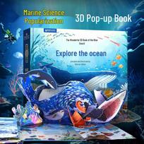 Ocean Discovery 3D Pop-Up Book white