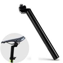 Metal Cushion Mountain Bike Saddle Seatpost Bicycle Seat Post Seat Tube juoda