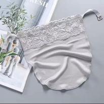 New Silk Tube Bra With Elastic Band Women Easy Clip-on Lace Solid Color Mock Camisole Insert Wrapped Chest Tube Tops Fake Collar