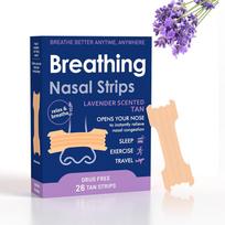 132Pcs Extra Strength Nasal Strips Anti Snoring Better Sleep Non-Invasive For Adult Child Sport Breathing Nose Strips beige