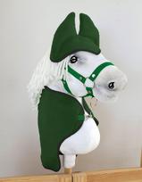 Hobby Horse A3 Set: Blanket + Fly Muffs - Green