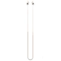 For Samsung Galaxy Buds 3 Pro Anti-lost Earbuds Earphone Holder Rope Earphone Silicone Neck Strap Earphone Accessories smėlis