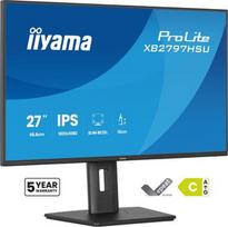 IIYAMA XB2797HSU-B1 27inch IPS FHD 120Hz EyeComfort 15cm Height Adj. Stand 350cd/m2 Speakers HDMI DisplayPort 1ms MPRT USB 2x