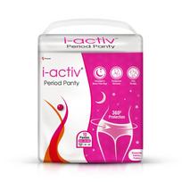 i-activ Menstruacinės kelnaitės moterims mergaitėms XL-XXL 10 vnt. pakuotė 1 vienetas vienkartinės gausiam kraujavimui nėštumo apsauga 33  iki 58 white