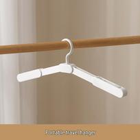 Foldable Telescopic Travel Clothes Drying Rack – No-Punch Balcony Clothes Hanger Rod gray