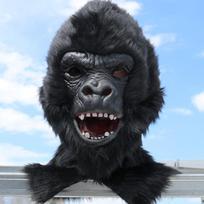 Gorilla Mask King Kong Chimpanzee Cosplay Costume Monkey Mask Animals Latex Masks Horror Headwear Adults Mask