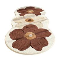 Flower Area Rug Soft Non Slip Bedroom Rug Vintage Spring Floral Pattern Washable Floor Mat for Living Room Bedroom Bathroom Kitchen 40*60cm ruda
