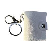 Photocard Binder Album,Mini Photo Album with Keychian 2  Photocard Binder,Mini Photo Card Books Holder for Collecting balta