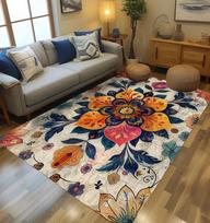 Abstract Marble Area Rug Earth Tone Living Room Rug Modern Fluid Art Carpet, Elegant Floor Decor Washable Rug Non Slip Rugs 40cm x 60cm