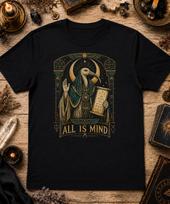 Thoth  All Is Mind Hermetic T-Shirt  Esoteric Occult Egyptian God Tee XS-5XL L