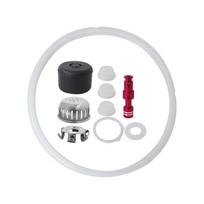 Electric Pressure Cooker Valves Replacement Set Pressure Valves for 8 Quart Models with Dishwasher Safe Component 1 white