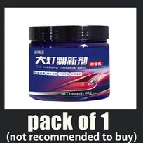 YC19 Car Headlight Restoration Kit Headlight Polishing Paste Can Be Used for Refurbishment To Reduce Yellowing and Prevent Oxida black