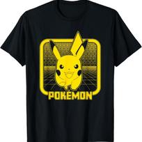 Pokémon - Retro Pikachu T-Shirt XXXXXL juoda