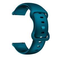 Sportinis silikoninis 20mm 22mm dirželis Garmin juostai Vivoactive 5 Venu 3 2 Sq Plus apyrankė Forerunner 265 255 245 165 645 muzikos juosta 20mm Universal tamsiai žalia spalva