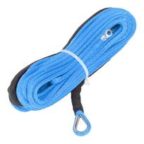 Gervės lynas 4,8 mm x 15 m Sintetinis   5500 svarų tempimo stipris Atsparus vandeniui ATV UTV Priekabai blue