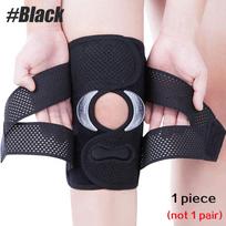 1Pc Knee Brace With Side Stabilizers Adjustable Settings Knee Care Ideal For Meniscus Tear Knee Pain Acl Mcl Injury Recovery Workoutsport L gray